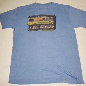 Blue Graphic T-Shirt for Men